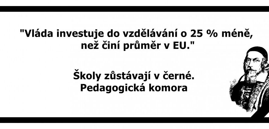 Jiráskovo gymnázium podporuje kampaň Ped. komory Týden škol v černé