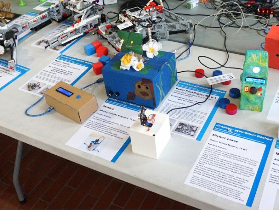 Jiráskovo gymnázium na veletrhu Maker Faire 2019 v Praze