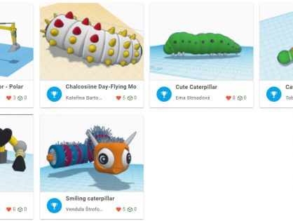 Caterpillar Design Challenge - úspěšná housenka Eduardo