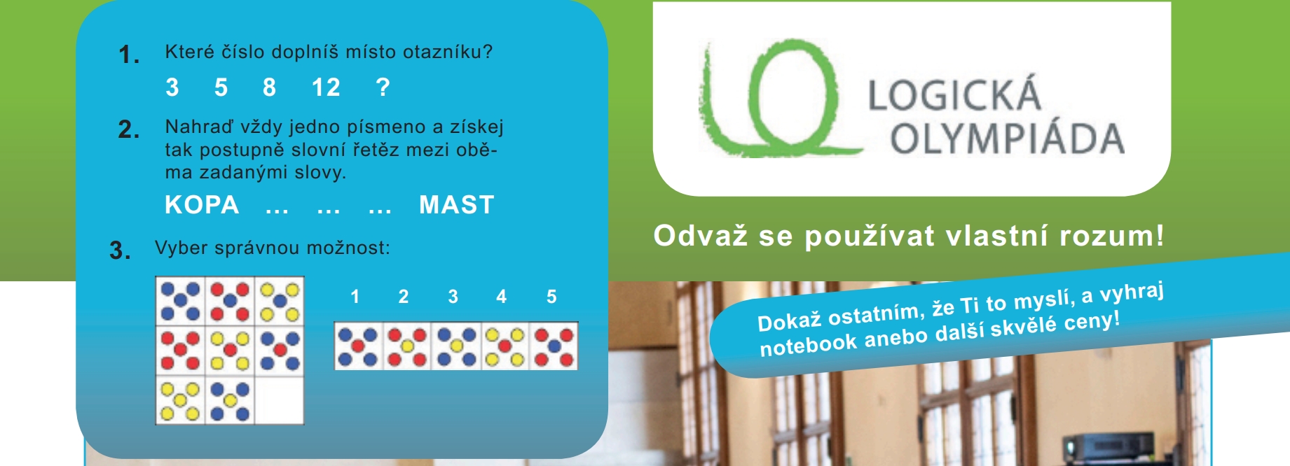Logická olympiáda – přihlašování zahájeno