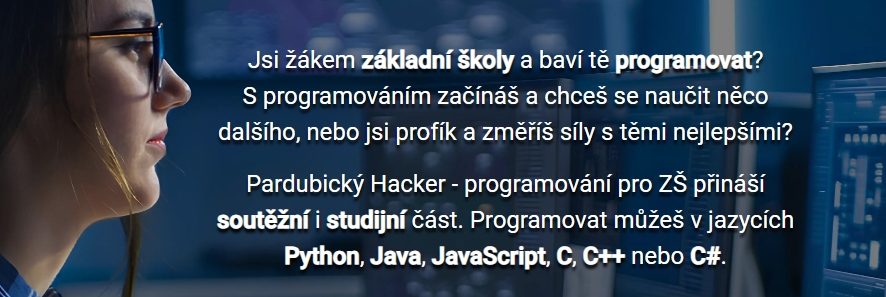 Pardubický hacker - programátorská soutěž pro nižší gymnázium